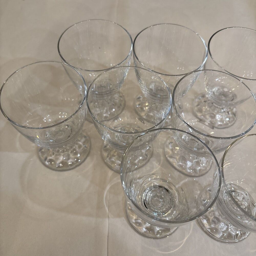 Fostoria American Lady Crystal Oyster Cocktail Glasses - (Set of 8) 4oz Footed - Picture 5 of 10